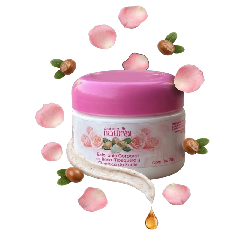 Exfoliante Corporal de Rosa Mosqueta y Manteca de Karité