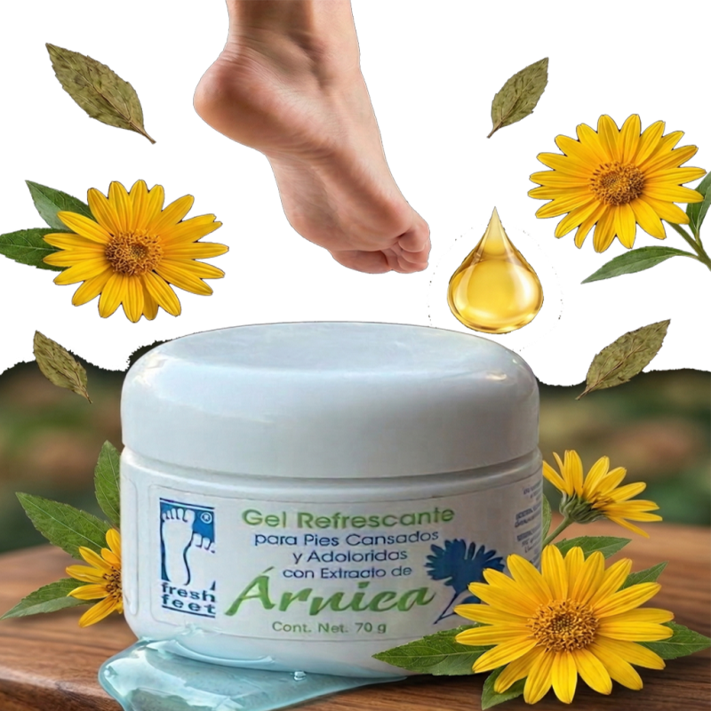 Gel Refrescante Para Pies Cansados Arnica